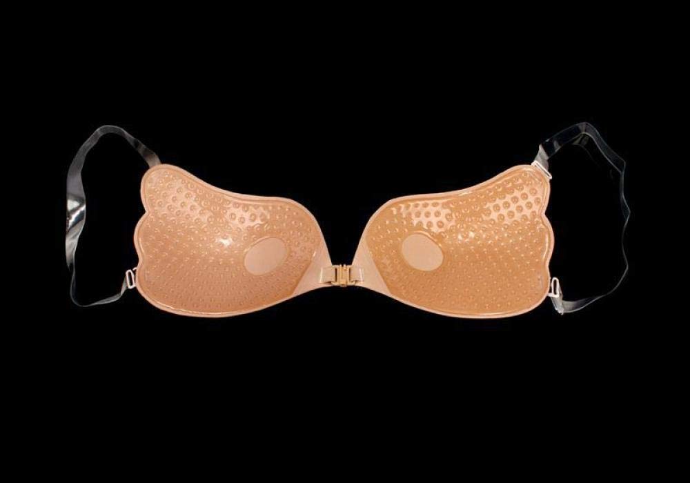 BLOMDE Soutien-Gorge Soutien-Gorge en Silicone Invisible pour Femmes De Grande Taille E F Cup