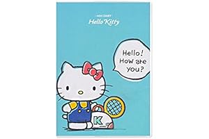 Sanrio 2023-2024 Hello Kitty Small Diary Planner in Blue