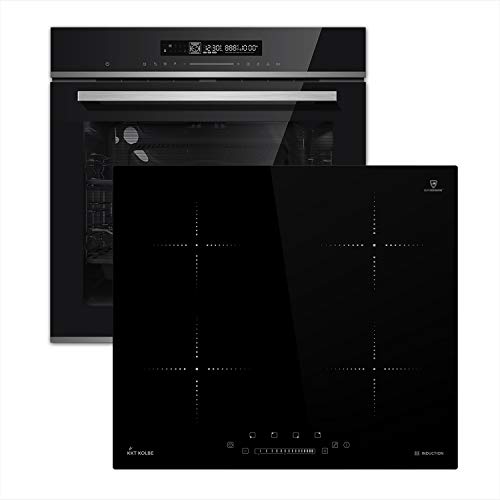 Autarkes Herdset: 60cm Einbau-Backofen EB8017ED + 59cm Induktionskochfeld KF5900IND