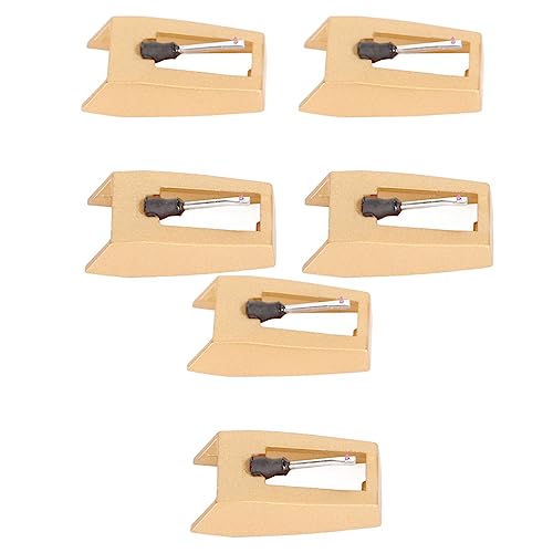 Lot de 6 Aiguilles de Tourne-Disque Professionnelles pour Tourne-Disque, Remplacement du Stylet avec Son Supérieur et Couvercle en Plastique, Aiguille D’enregistrement pour - Les Beatles, Paul McCartney, John Lennon, RIngo Starr, George Harrison Lot de 6 Aiguilles de Tourne-Disque Professionnelles pour Tourne-Disque, Remplacement du Stylet avec Son Supérieur et Couvercle en Plastique, Aiguille D'enregistrement pour