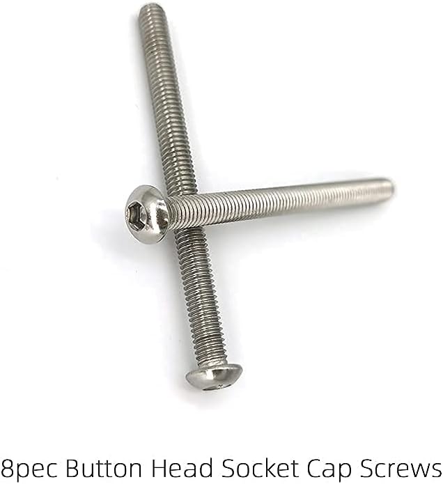 Universal Headboard & Footboard Hardware Kit - 304 Stainless Steel Nuts & Bolts for Bed Frame, Headboard & Footboard（The Total Length of The Bolt is 3 inches） Length - 3" image 6 of 9 B09449ZXGS