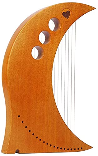 19-snarige lierharp, houten lierharp, mahoniehouten snaar gehumaniseerd ontwerp van de maanharpen met stemsleutel, voor… - Image 6