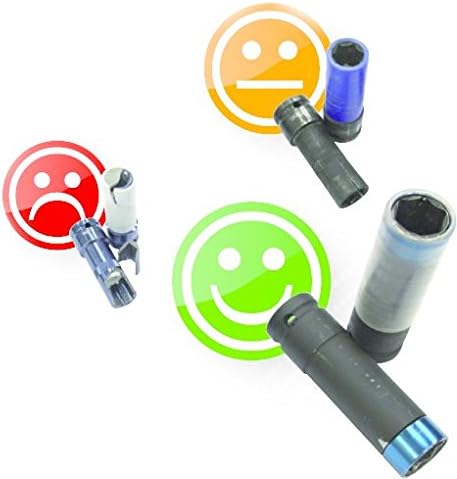 KS Tools Slimpower Aluminium Wheel Impact Socket Set, Farblich Codiert Nach Schlüsselweite, Variety pack - Image 4
