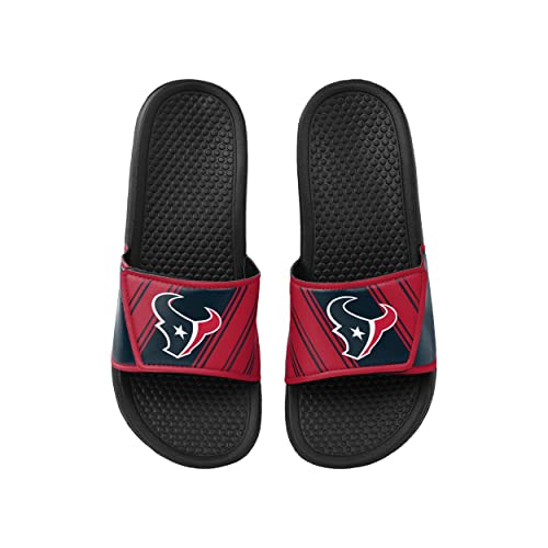 Image of FOCO mens NFL Team Logo Legacy Sport Slide Sandals