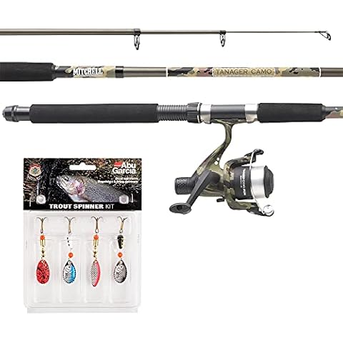 Mitchell 1555894 Tanager Camouflage Teleskop-Angelset bestehend aus Einer Ruten- und Rollencombo Cover