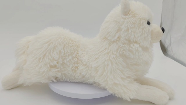 Amazon.co.jp: サモエド ぬいぐるみ 大きい ふわふわ 本物そっくり