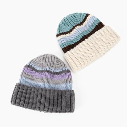 Gorro de punto invierno que estiliza el rostro y abriga con lana 4