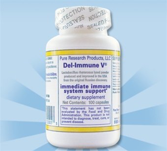 Del-Immune V, 100 Capsules - Pack of 2 (Total of 200 Capsules)