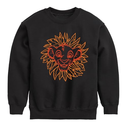 Disney The Lion King Simba Linocut Toddler Youth Crewneck