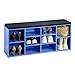 Produktbild Kesper | Schuhschrank mit Sitzkissen, Material: Spanplatte, funiert, Maße: B 103,5 x H 48 x T 29,5 cm, Farbe: Blau, Schwarz | 15980 13