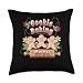 Cookie Baking Crew Funny Cookie Xmas Gifts Christmas Crew Family Baking Team Funny Cookie Throw Pillow, 18x18, Multicolor