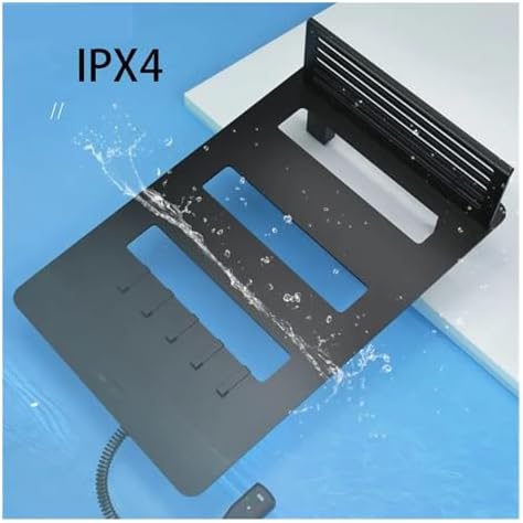 Electric Towel Rack Graphene Bathroom Intelligent Heating Disinfection Drying Accessories Household Warmer(Blue) ()