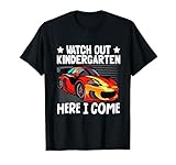 Photo Gallery back to school kindergarten here i come race car teacher maglietta Photo Gallery back to school kindergarten here i come race car teacher maglietta