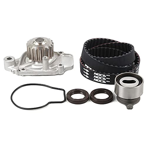 WINBEST Timing Belt Kit & Water Pump Compatible with Honda - 1988-1991 Civic Hatchback, 1992-1995 Civic DX, LX, 1992-1995 Civic CX, 1988-1991 Crx Base, DX, 1988-1991 Crx HF 1.5L 1493CC L4 SOHC