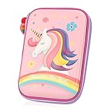📝【Federmäppchen Einhorn Dinosaurier】 Mäppchen Einhorn Größe：Länge: 22.5 cm,Breite: 15.5 cm,Höhe: 5 cm.