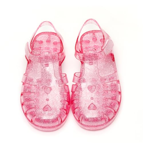HaHaGuu Girls Jelly Sandals Summer Costume Princess Dress Flat Breathable Waterproof Fisherman Gladiator Shoes For Girl Closed Toe Beach Flat-Sandals For Toddler Little Kid Big Kids by HaHaGuu - Used condition - US$12.94