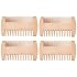 FREEBLOSS 4Pcs Macrame Fringe Comb Set Tassel Brush, Cord Comb for Weaving & Opening Knots, Craft Tool for Adults Macrame Supplies