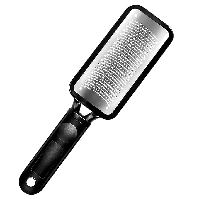 Metal Colossa Pedicure Rasp Foot File Callus Remover Tool - Black