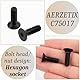 AERZETIX - C75017-2x Schraube, Bremsscheibe М6x1 - kompatibel mit Opel - OE-Nummern 11570339, 11515720, 569922