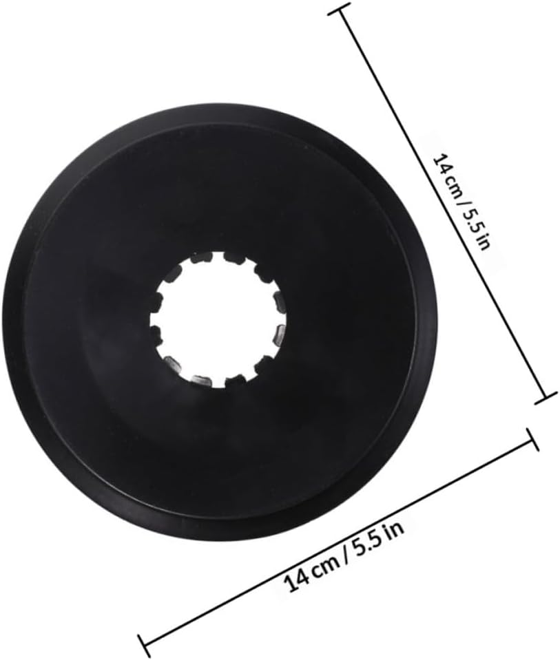 MAGICLULU 12pcs Bike Spoke Protector Rear Derailleur Guard Bicycle Flywheel Sprocket Cover Black Mountain Road Bike Chainring Wheel Accessory