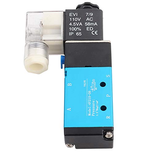 Válvula de ar solenoide de 5 vias de 2 posições 4V210-08, válvula de controle de ar solenoide, válvu
