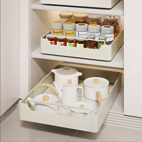 Étagère de rangement coulissante déroulante au design épuré