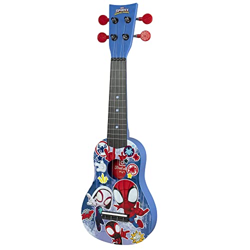 First Act Discovery Spidey And His Amazing Friends Ukulele - 20-Inch Soprano Ukulele For Beginners - Musical Instruments For Toddlers And Preschoolers - Make Learning To Play Music Easy And Fun! #TOP4