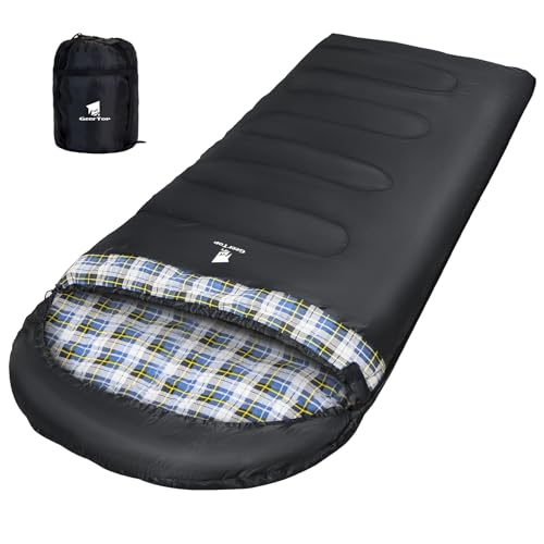 GEERTOP Portable Sleeping Bag for Camping Lightweight 3 Season Warm & Cold Weather Big & Tall Camp...