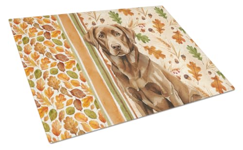 Caroline's Treasures Labrador Retriever Dogs Glass Cutting Board