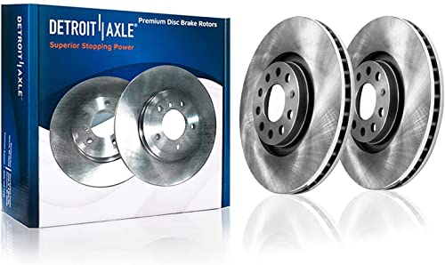 Image of Detroit Axle - Brake Kit for 15-20 Volkswagen Passat, 12.28'' inch Front and 10.70'' inch Rear Disc Brake Rotors Ceramic Brake Pads w /Hardware Replacement