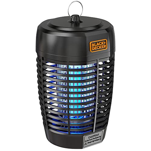 Black + Decker Bug Zapper- Mosquito Repellent Outdoor & Fly Traps For Indoors- Mosquito Zapper & Fly Killer- Gnat & Moth Traps For Home, Deck, Garden, Patio & More #TOP1