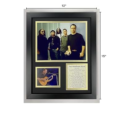 Dave Matthews Band Collectible | Framed Photo Collage Wall Art Decor - 12x15 | Legends Never Die (16212U)