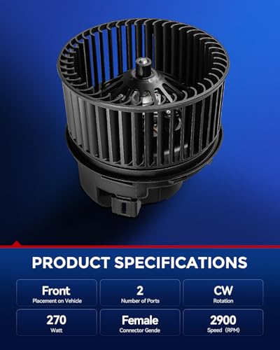 Image of KAX AC Blower Motor for Ford Escape 2013-2019, Focus 2012-2018, Transit Connect 2014-2023, C-Max 2013-2018,Lincoln MKC 2015-2019 - HVAC Heater Blower Motor Replaces# 700272,76973