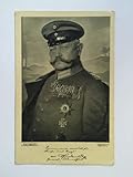  Wohlfahrts-Postkarte: Paul von Hindenburg - Brustportät in Uniform