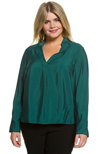 ULLA POPKEN Bluse mit Angesetztem Kragen Camicia