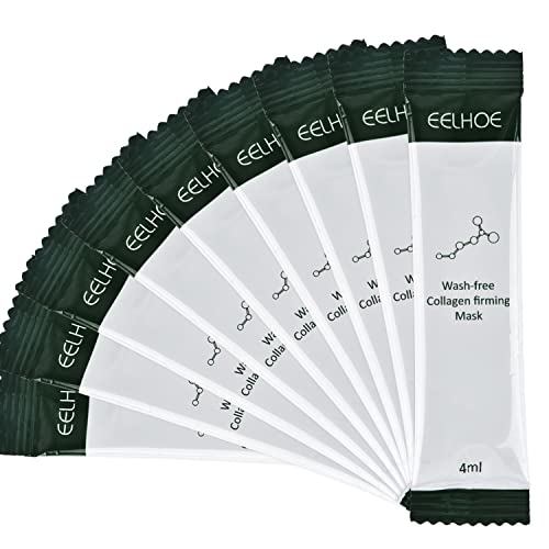 Rennelyn Korean Collagen Firming Mask, Wash-Free Sleeping Facial Mask, Deep Hydrating Face Masks, Lifting Tightening Moisturizing Repairing Sleep Facial Mask For All Skin Types (20Pcs) #TOP4