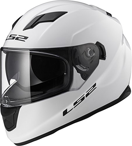 LS2 103201002XXL FF320 Casco Stream Solid, Color Blanco, Tamaño XXL