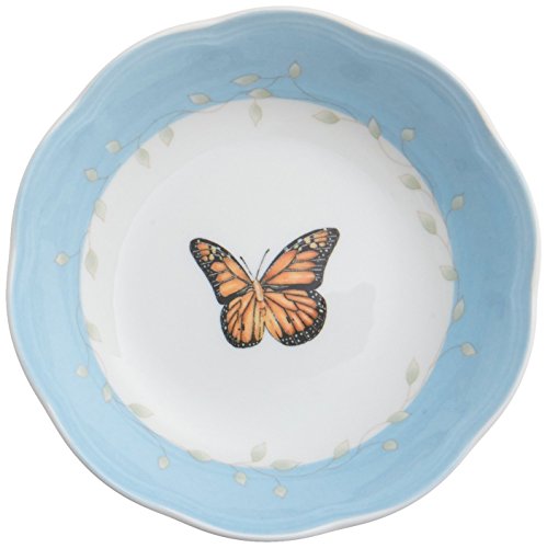 Lenox Butterfly Meadow 4-Piece Dessert Bowl Set, 1.65 LB, Multi
