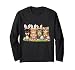 Funny Easter Cats Ears Bunny Eggs Spring for Women Men Kids Long Sleeve T-Shirt