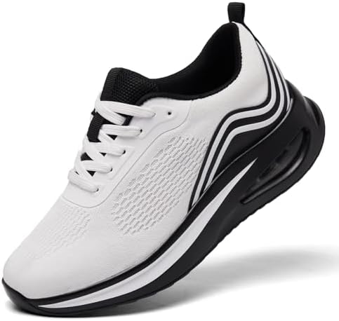 Myzmnk Damen Laufschuhe Atmungsaktiv Turnschuhe Leicht mit Luftpolster Sneaker Bequem Freizeitschuhe rutschfest Joggingschuhe Gym Fitness Running Shoes Women