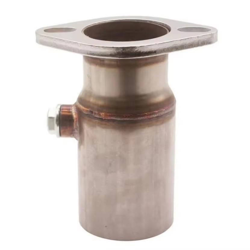 Tubo In Acciaio Inox Da 3" A Flangia Riduttrice Da 2,5" A 2 Bulloni Senza Tappo O2, Parti Di Scarico Per Downpipe, 1 Pezzo Tubo Di Scarico Auto