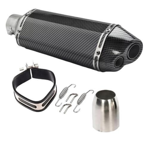 Moto Déchappement Pot d'échappement 35-51 mm pour Motos, Scooters et quads pour CBR250, CB400, YZF, FZ400 TMAX530 - Accessoires de Montage
