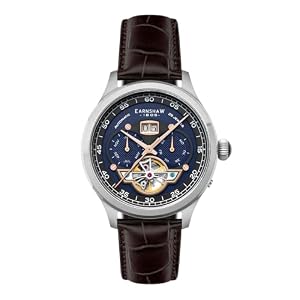 Thomas Earnshaw Baron Grand Date Calendar Open Heart Automatic ES-8187-02