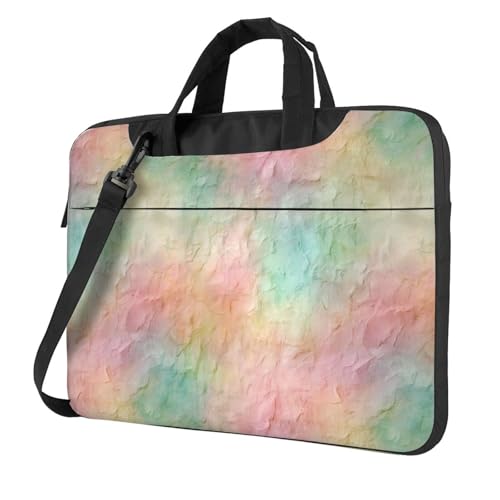 Funda acolchada para laptop de 15.6 pulgadas pastel degradado unisex
