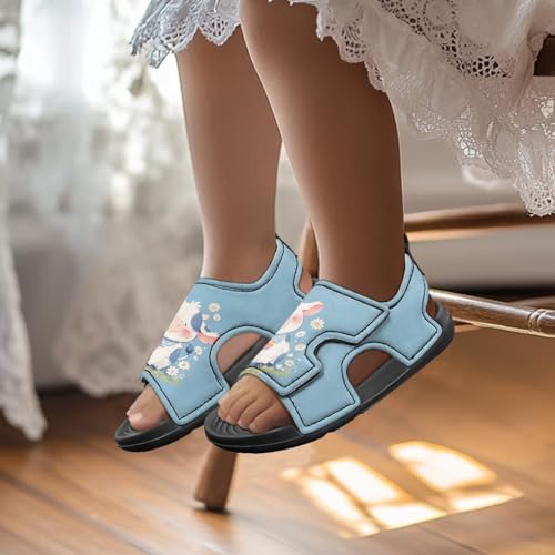 Hook and Loop Toddler Sandals for Girls - Non-slip, Comfortable, Stable, for Walking, Water Park and Beach4