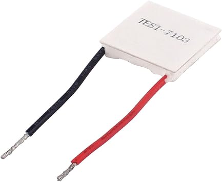 TES1-7103 3A 8V 15W 23x23x4mm Thermoelectric Cooler Peltier Plate ModuleTES1-7103 3A 8V 15W 23x23x4mm Thermoelektrischer Kuhler Peltierplattenmodul