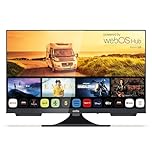 Cello C2424WS Smart TV 24 polegadas 12 V para auto-caravana e Caravana, televisão Camper com WebOS, Netflix, Bluetooth, DVB-T2/S2 Triple Tuner