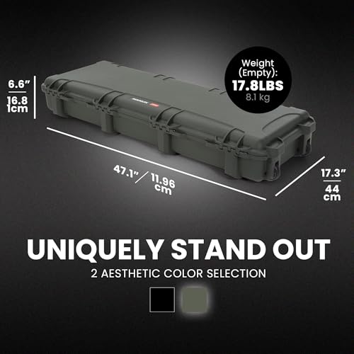 Image of NANUK Hard Case with Foam & Wheels - 30 inch to 55 inch Long, Customizable Foam Insert, IP67 Waterproof & Crushproof, Rugged Construction for Ultimate Protection, Made in Canada