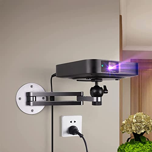 Soporte de proyector universal ajustable de pared y techo en aleación 8