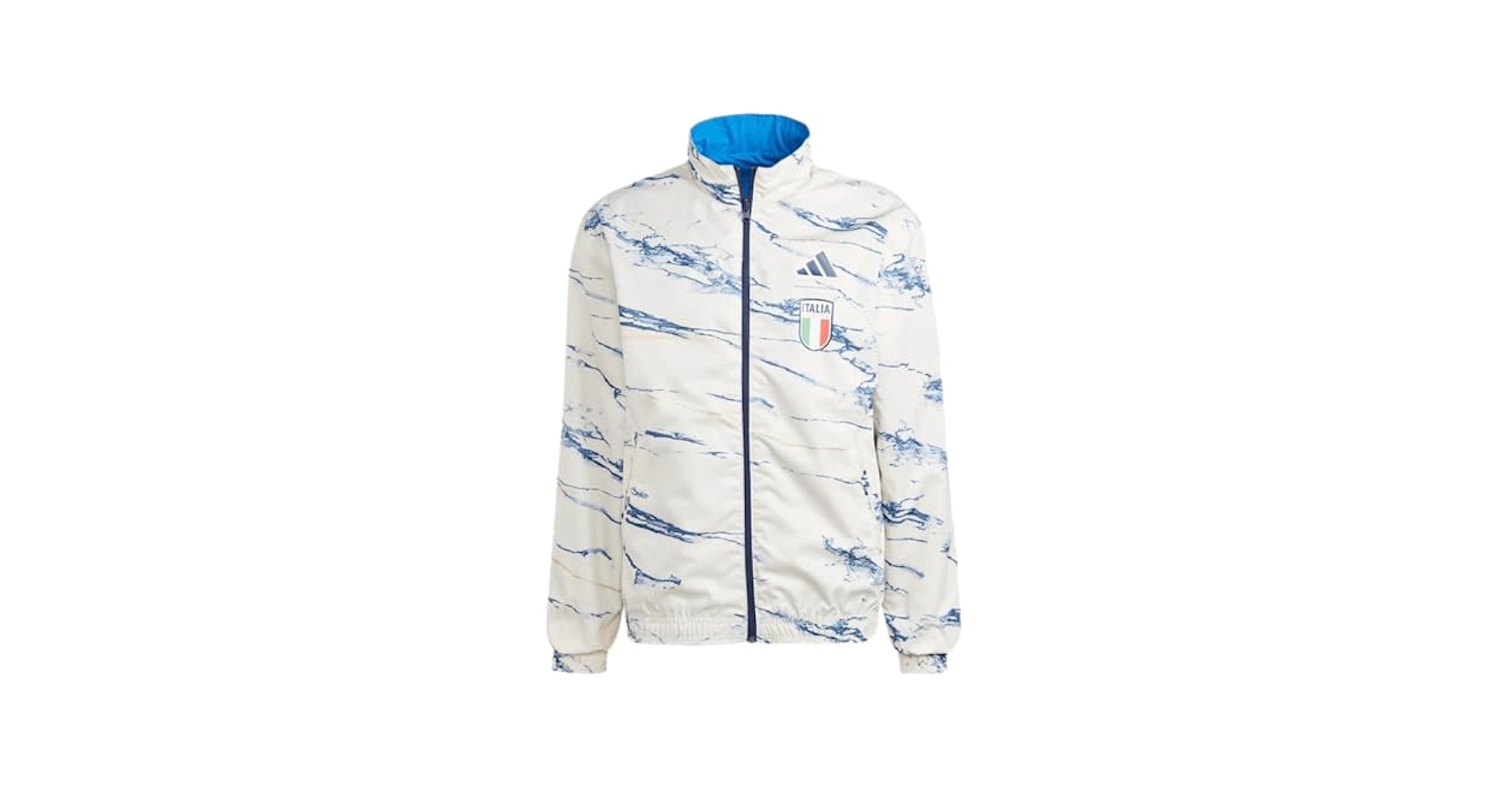 [新品]adidas イタリア国旗 ジャケット L adidas ITALY 2023 ANTHEM JACKET (BLUE,SMALL) at Amazon Men's